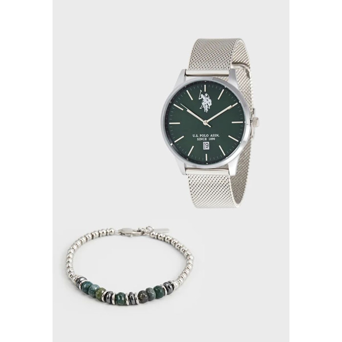 Cofanetto orologio e bracciale U.S. Polo Assn.