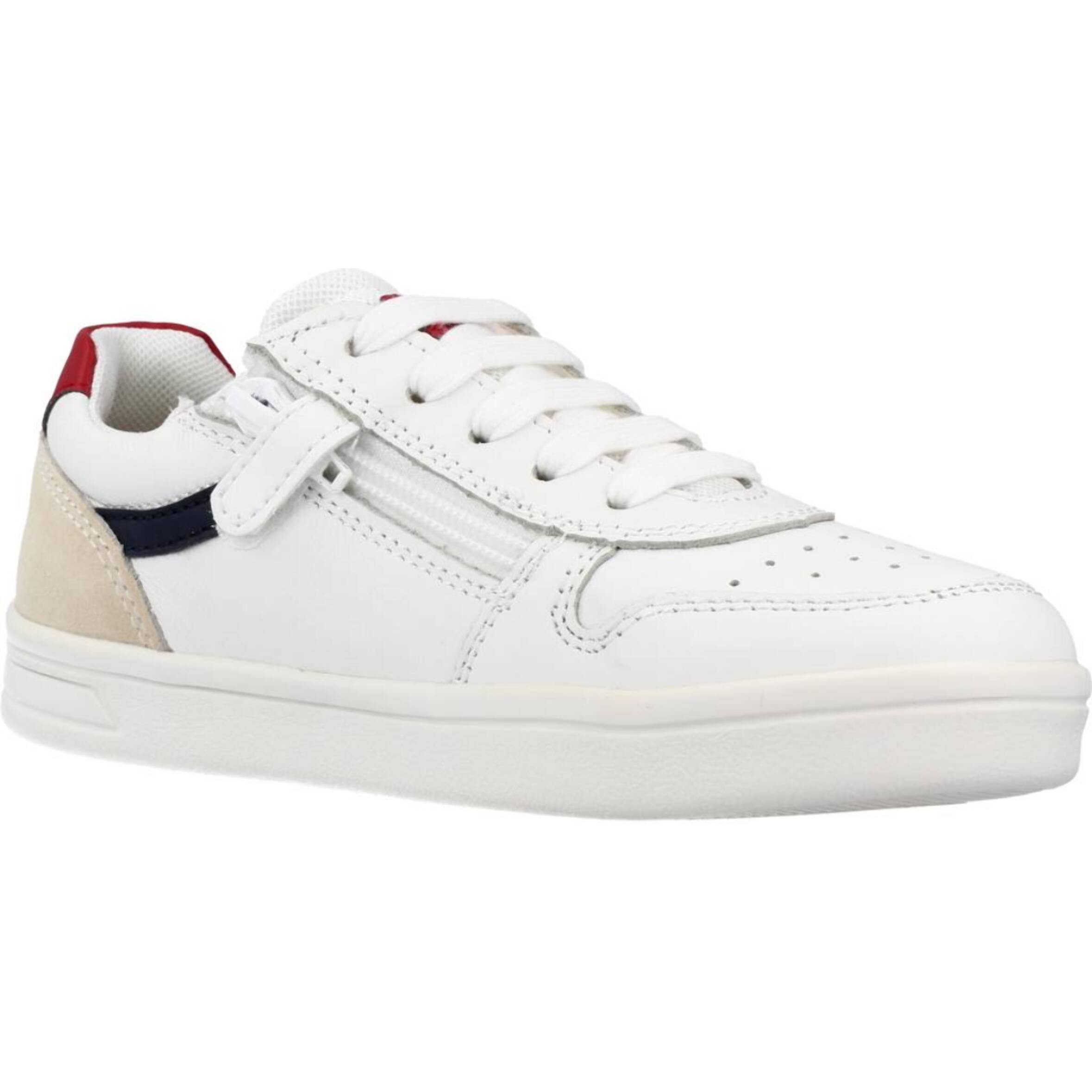 Zapatillas Niño de la marca GEOX  modelo J DJROCK BOY A BLANCO