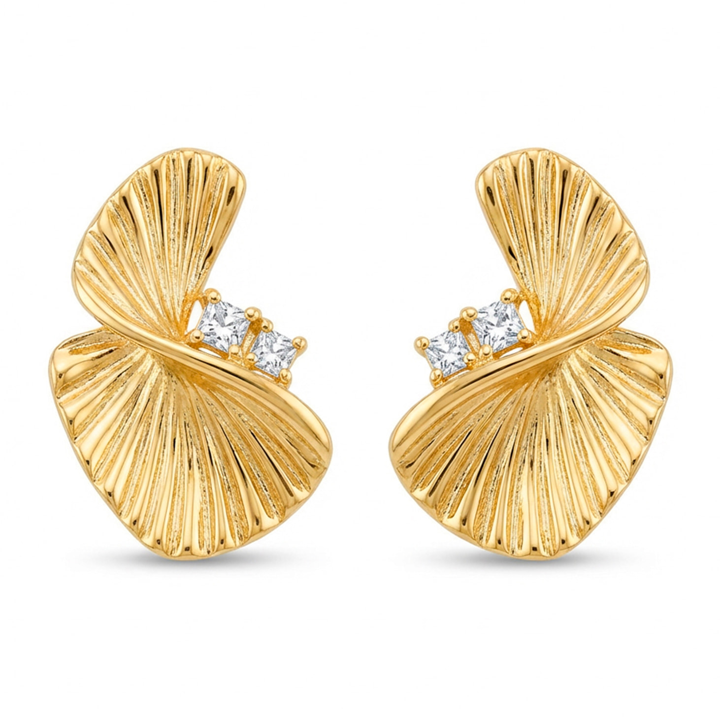 Pendientes Pemier acabado oro amarillo 18k