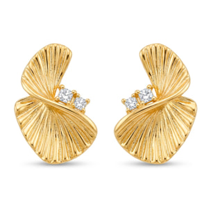 Pendientes Pemier acabado oro amarillo 18k