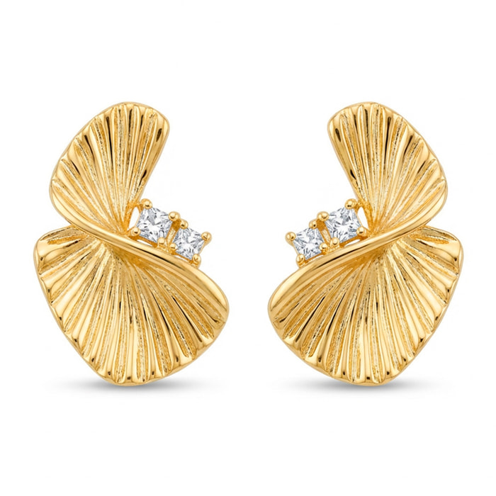 Pendientes Pemier acabado oro amarillo 18k