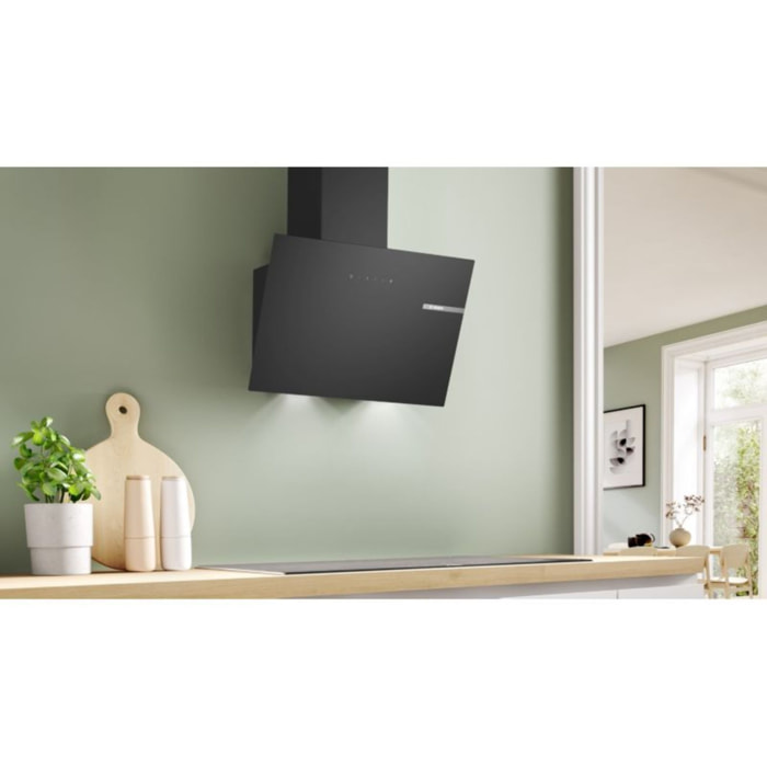 Hotte décorative murale inclinée BOSCH DWK65DK60