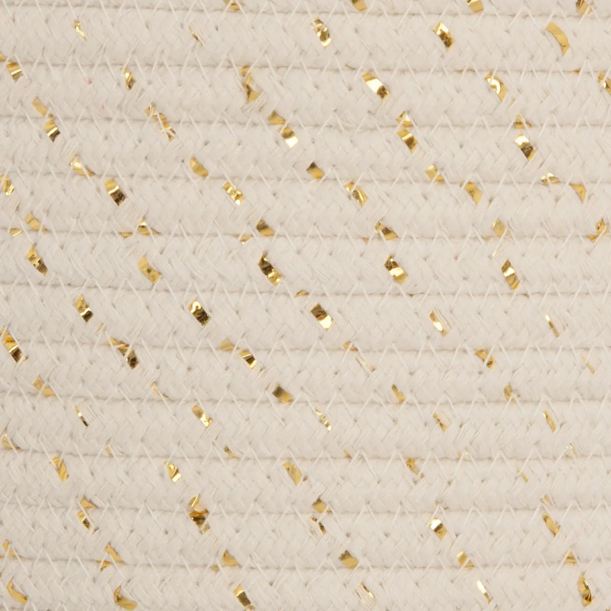 Set de 3 paniers "Lurex" beige D19,5/22/24cm