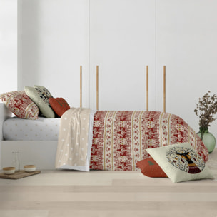 Housse de couette avec pressions 100% coton Merry Christmas 21