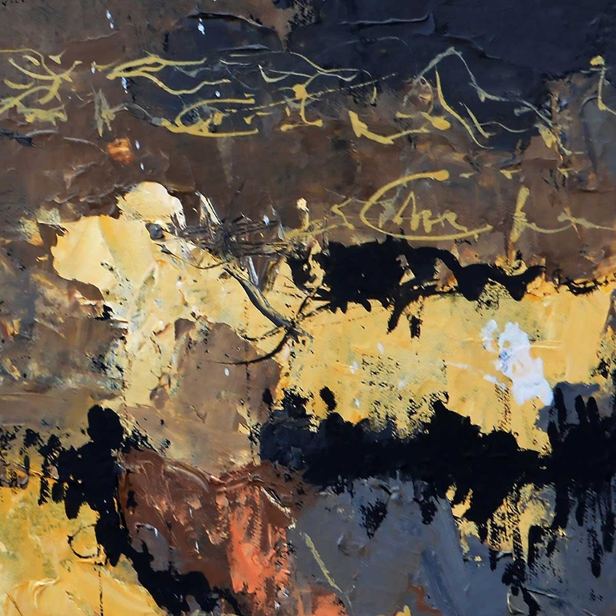 Tableau monochromatique de bleus Tableau alu Dibond