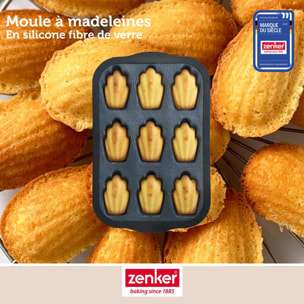 Moule 9 madeleines 28 x 18 cm Zenker Silicone fibre de verre