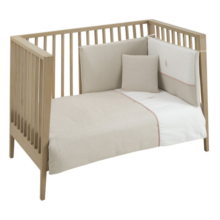 Cambrass Jgo 2 Pcs.F.Nordica Cuna 60 Lino