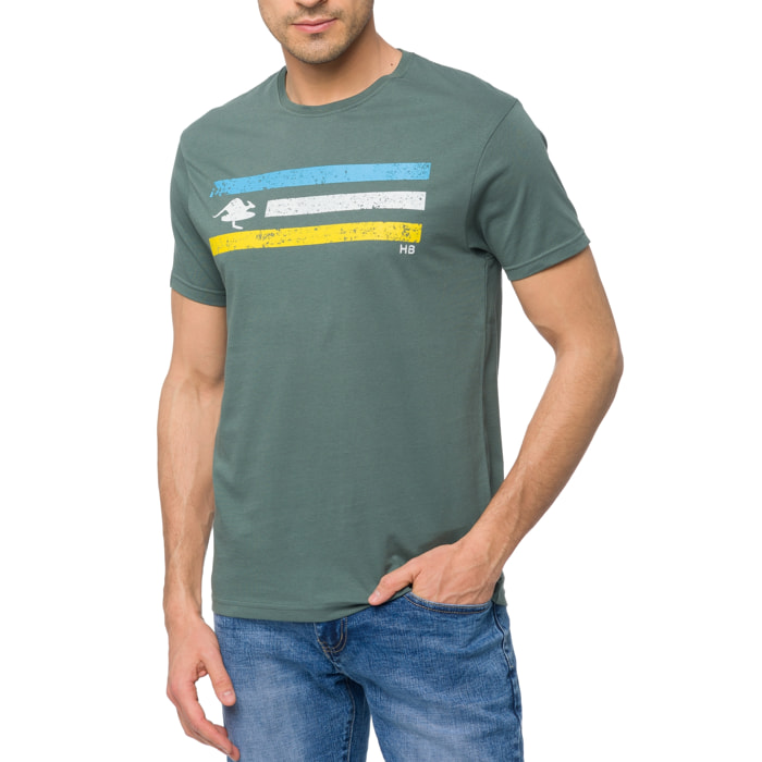 Camiseta Hot Buttered CALIFORNIA Verde Claro