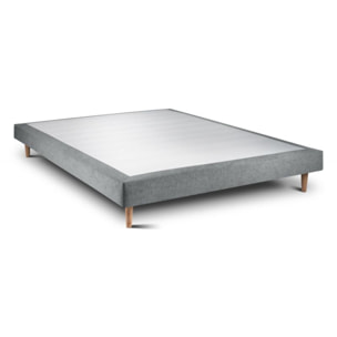 Ensemble 2p - Matelas Ressorts ensachés et mémoire de forme - Maxi Epaisseur : 26cm - Confort : Équilibré - Tissu - Windsor