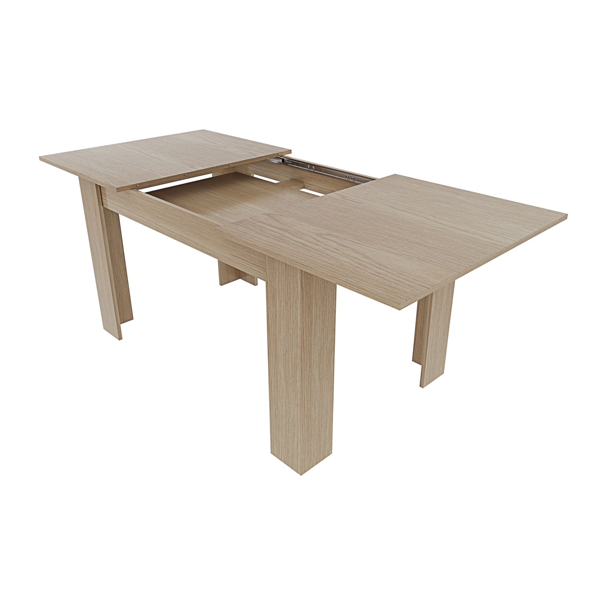 Tavolo da Pranzo Allungabile Estensibile Fino a 190 cm Tavolino Per 6 Persone Salotto Soggiorno Salone Design Moderno 190 x 78 x 90 cm Rovere