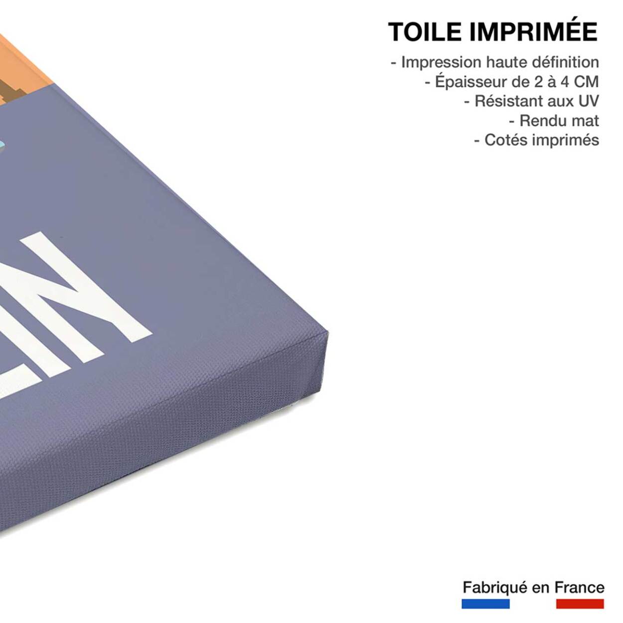 Tableau un week end à berlin Toile imprimée