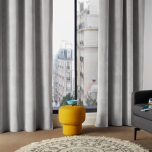 Rideau "Lilou" gris souris 140x260cm