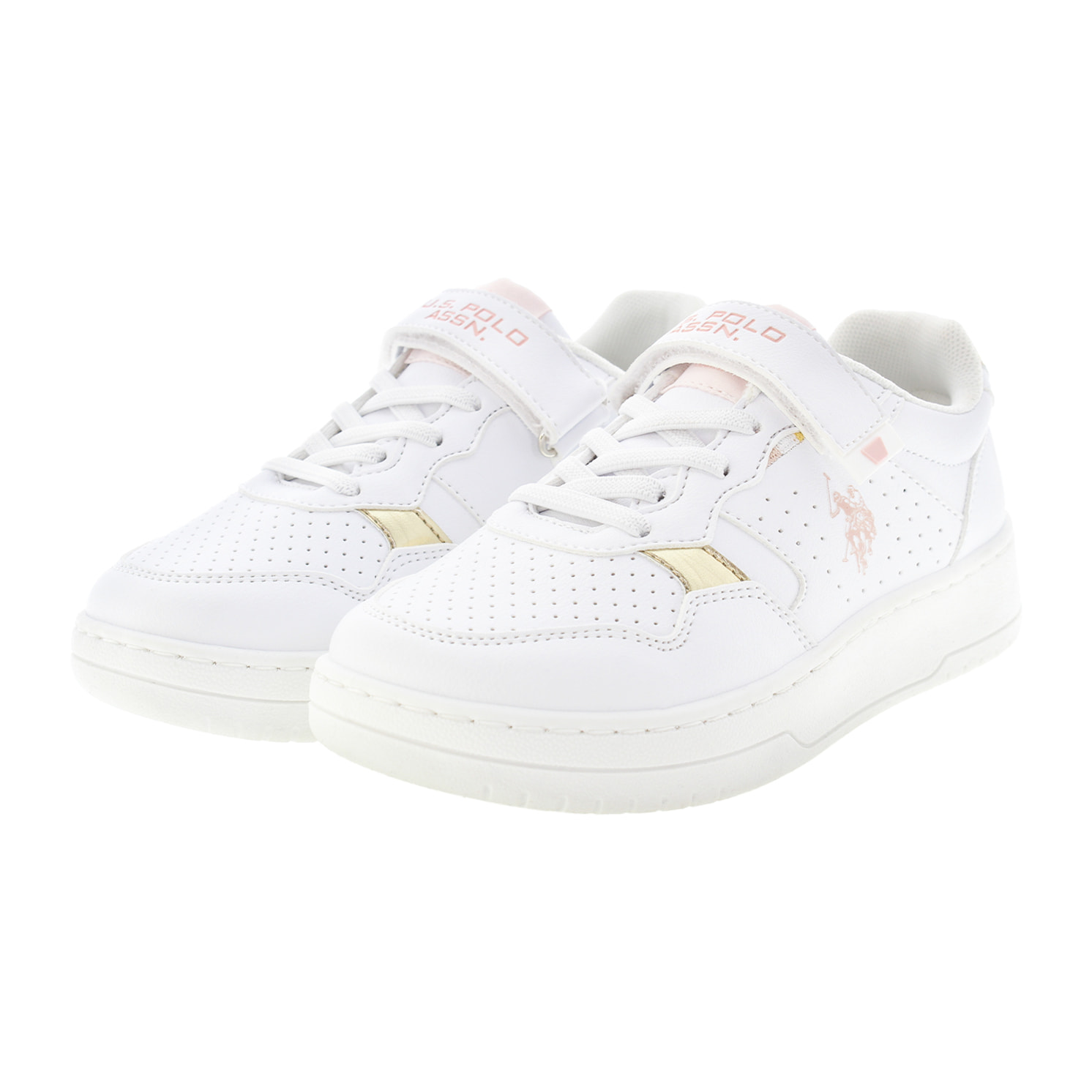 Sneakers U.S. Polo Assn. bianco-oro