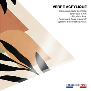 Tableau contemporain fleurs sidi  Tableau plexiglas