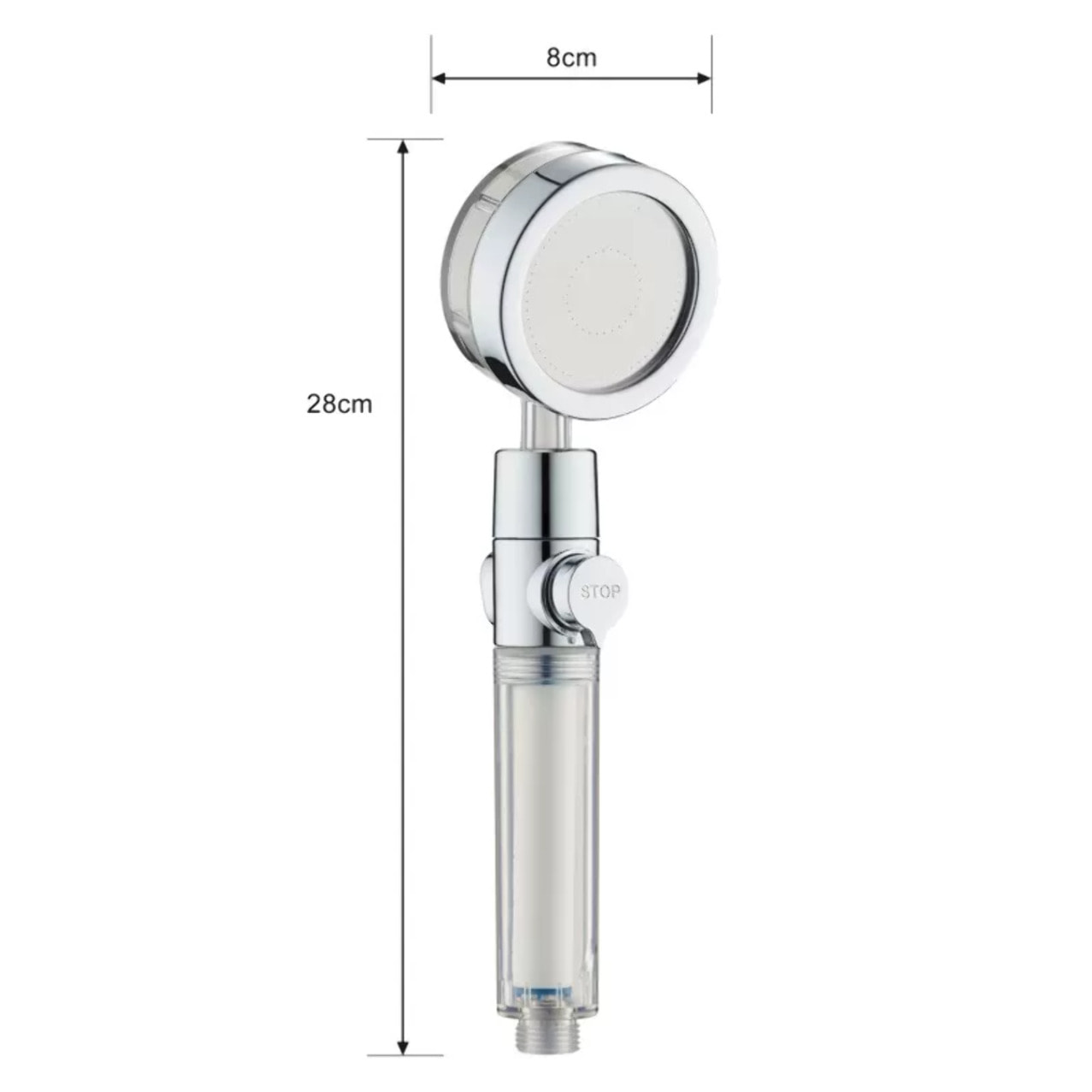 Séléna – Pommeau de douche filtrant haute pression