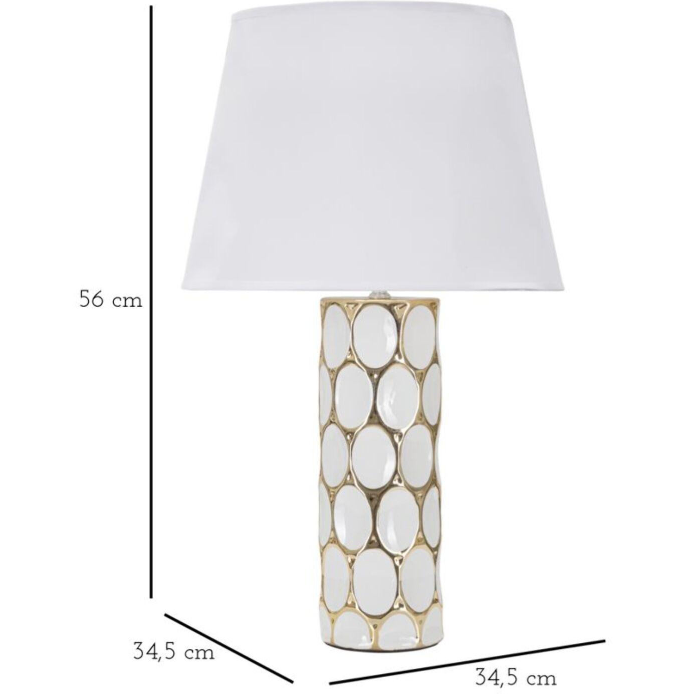 LAMPADA DA TAVOLO GLAM CARV CM Ø 34,5X56