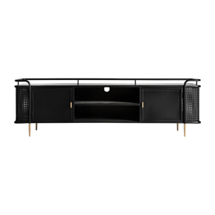 Mueble tv de hierro en color negro