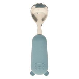 Set couverts cuillère et fourchette Yum l.16,5cm bleu