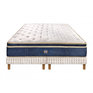 ENSEMBLE Royaluxe -Ensemble Matelas + 2 Sommiers  2 - Places 160 x 200