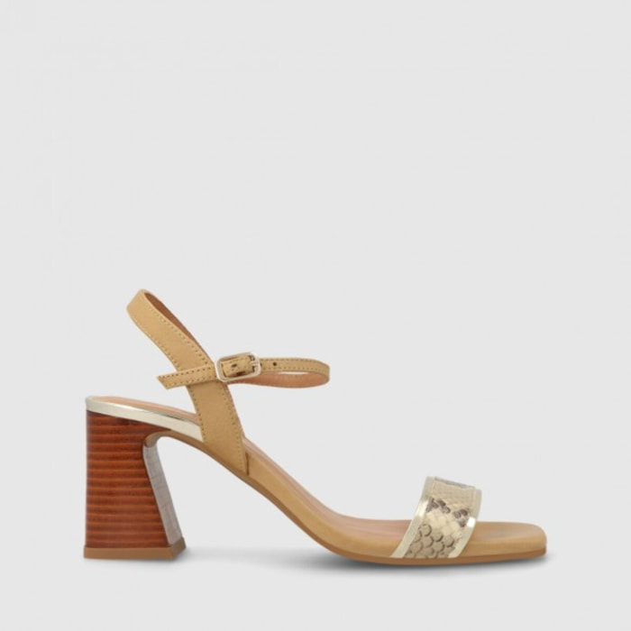 SANDALIAS BEIGE BOT4436-SR