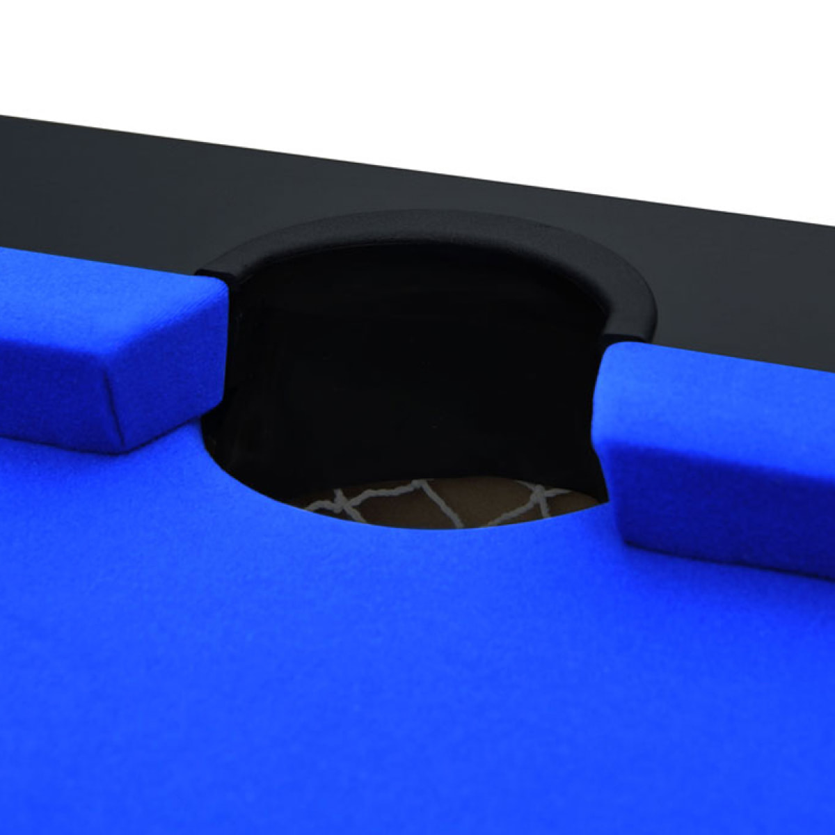 Table de Billard Eddie convertible noire tapis bleu