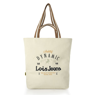 Bolso Shopper-Tote Lois Dynamic Beige