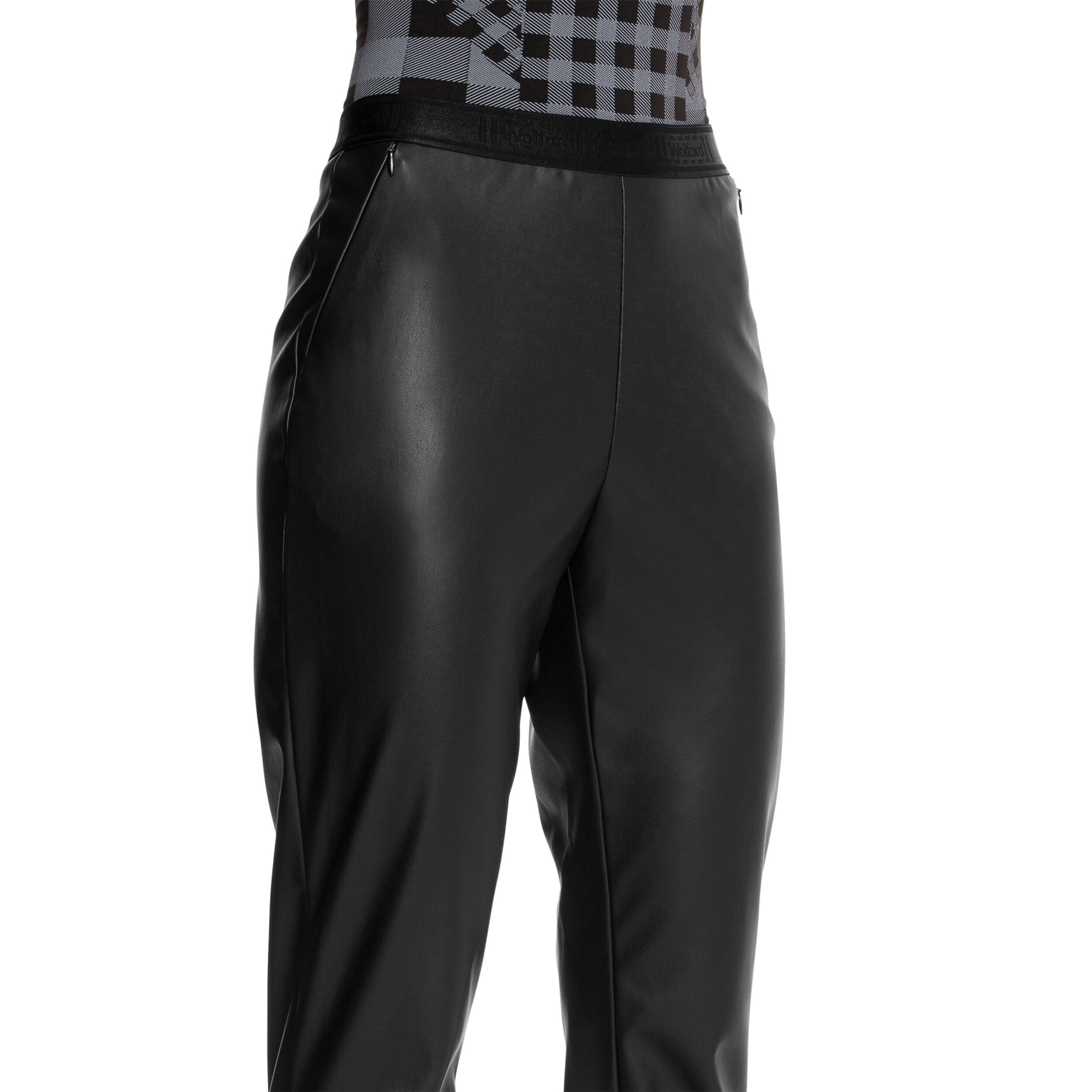 Pantaloni Vegan Leather Trousers