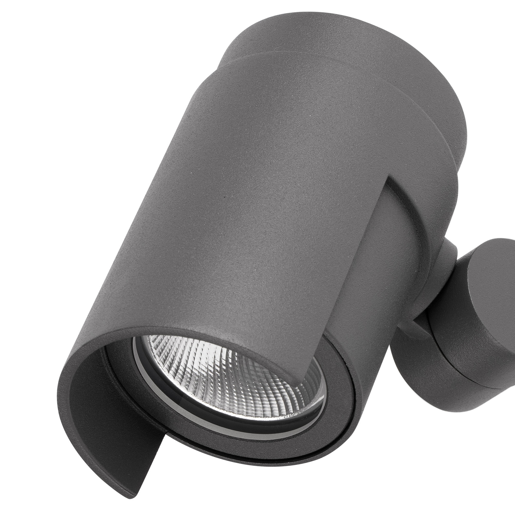 FOC 210 Lampe projecteur avec piquet gris foncé