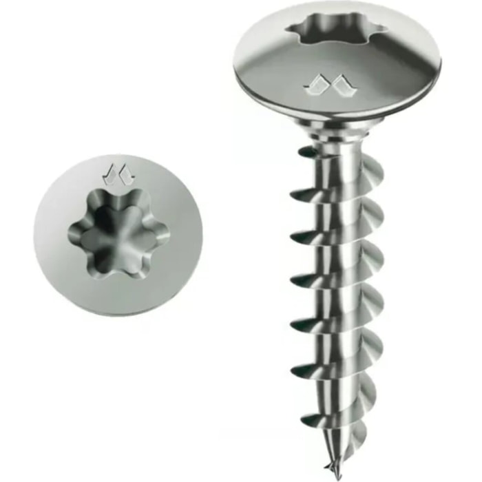 Vis MUSTAD Panelvit FC Tête de penture - Torx - Ø7x60mm - Chromitting - Boite de 100 - PV057A700600C8C