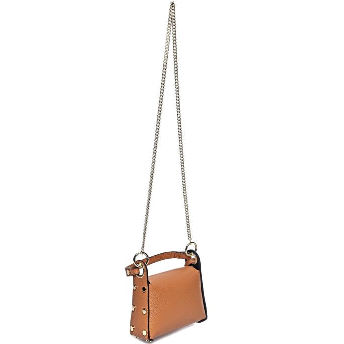 Borsa a mano Anna Luchini Cammello