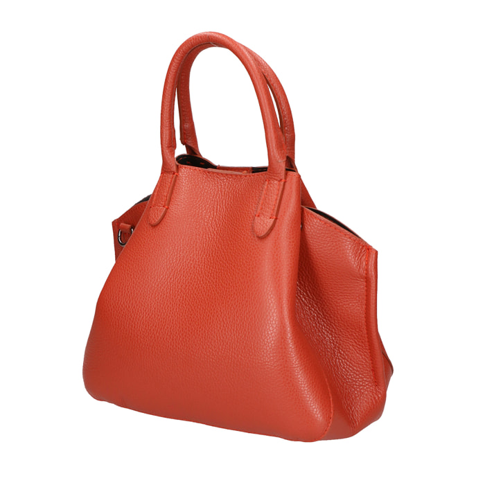 Borsa a mano da Donna Vincenza in Vera Pelle Made in Italy 20x30x15 cm