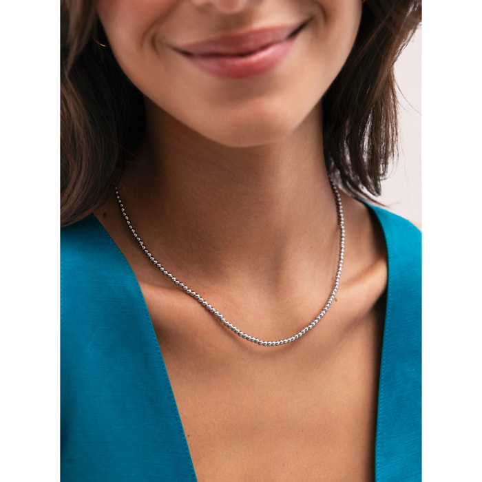 Collar Rosario Acero
