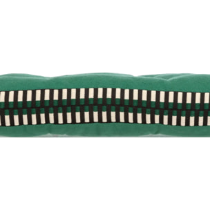 Galette de chaise "Malakite" vert cèdre 38x38cm