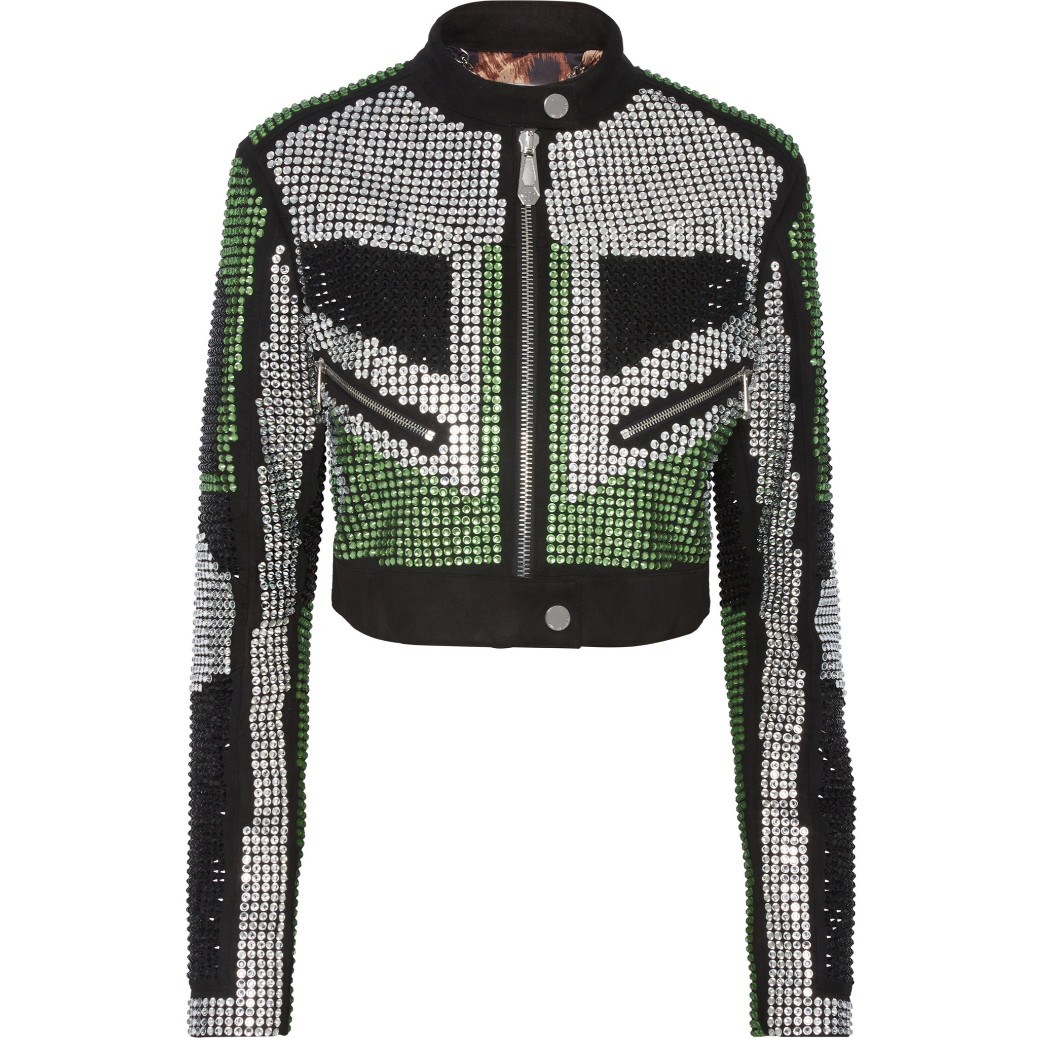 PHILIPP PLEIN Biker de cuero