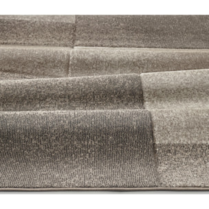 Tappeto Stile Moderno Quadri Beige