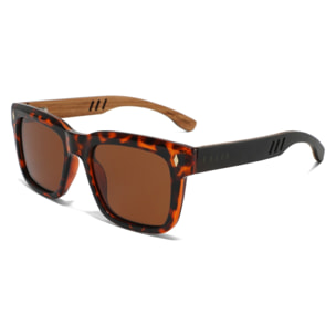 Gafas de Sol Feler 1594-2 Polarizadas de Madera Unisex 48 mm