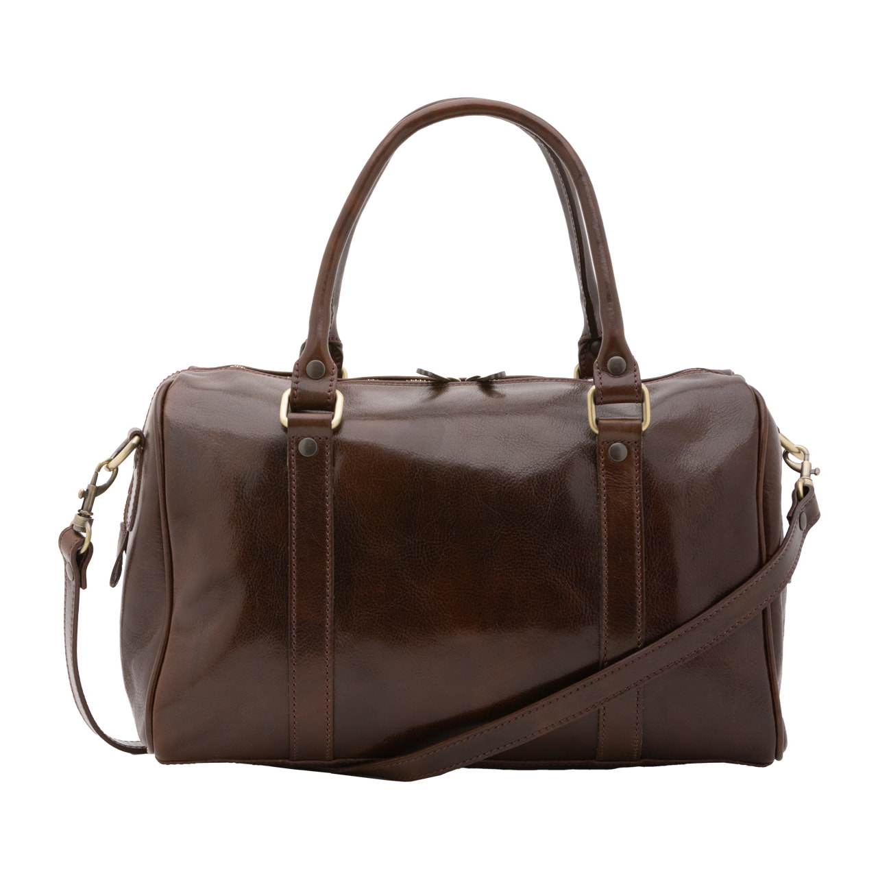 Borsa a bauletto  da donna In Vera pelle Made in Italy 37x22x16 cm