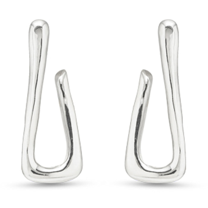 Pendiente For U PLATEADO U