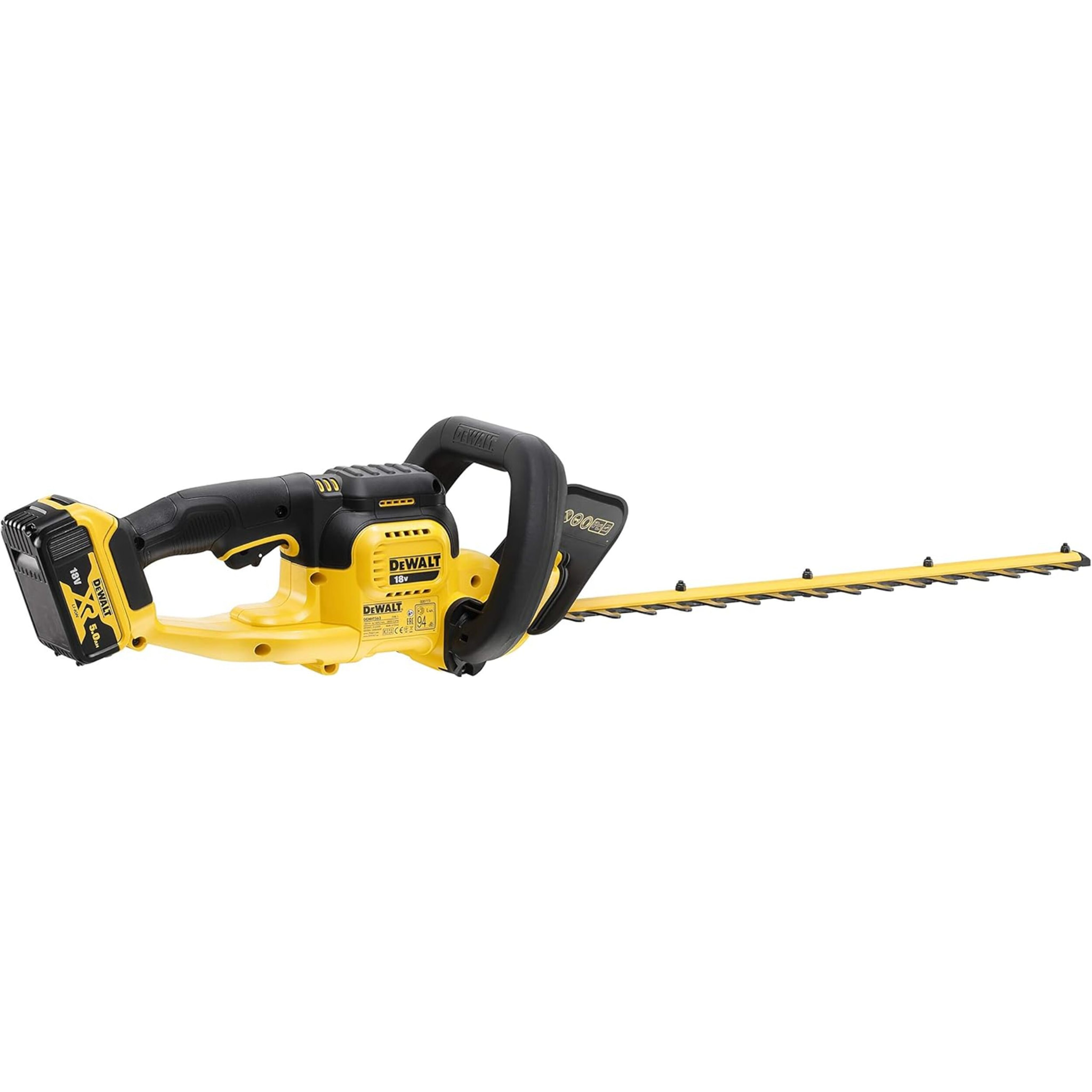 Taille haies 55 cm XR 18V - 1 batterie 5Ah + 1 Chargeur - DEWALT - DCMHT563P1-QW