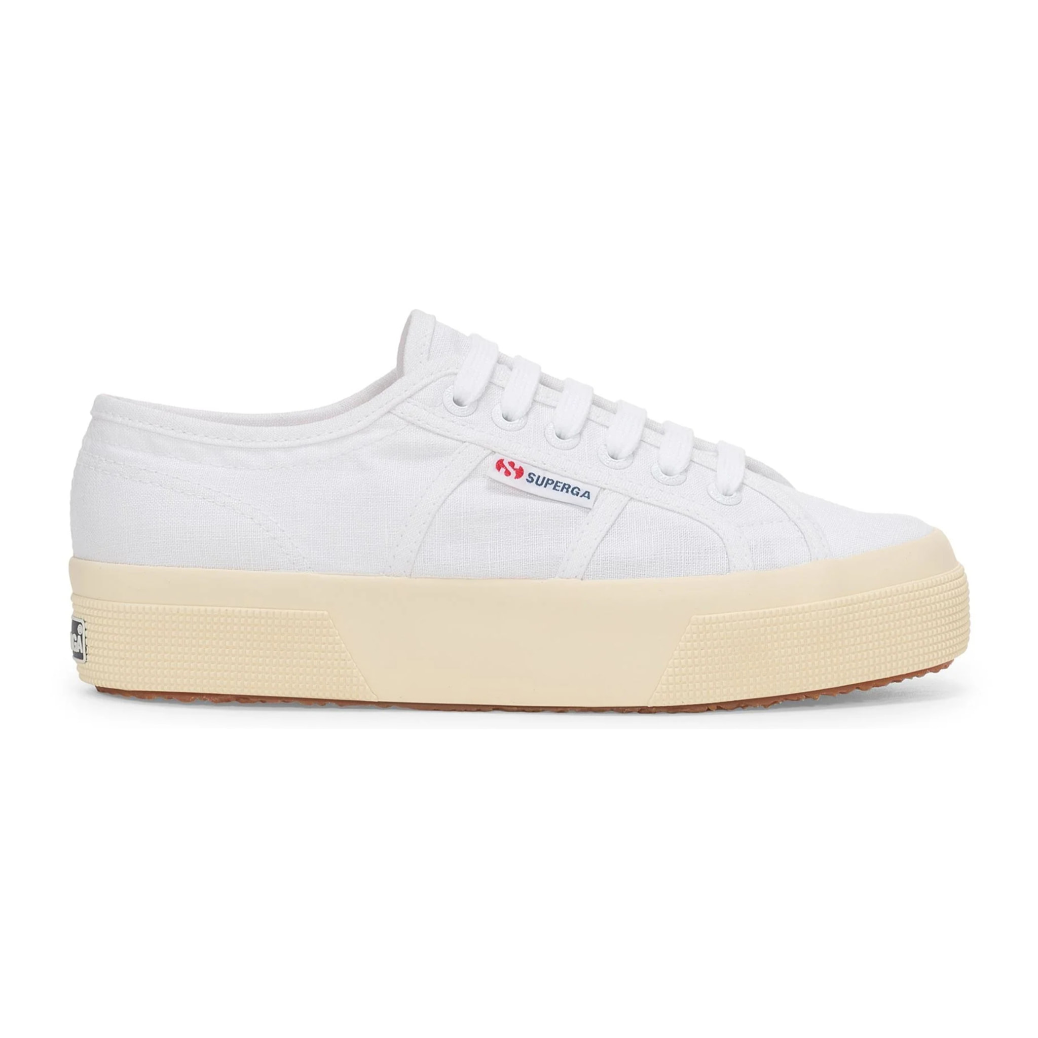 Scarpe da donna Superga Grigio 2740 Platform Linen