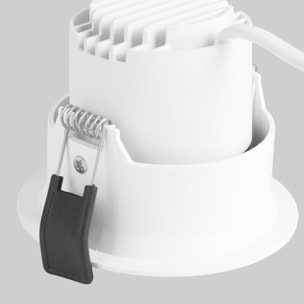 Forlight Mode - Foco LED Empotrable de Techo de 8 |7cm de Diámetro. Downlight Ojo de Buey LED 5.4W Blanco Cálido 3000K. Para Ag