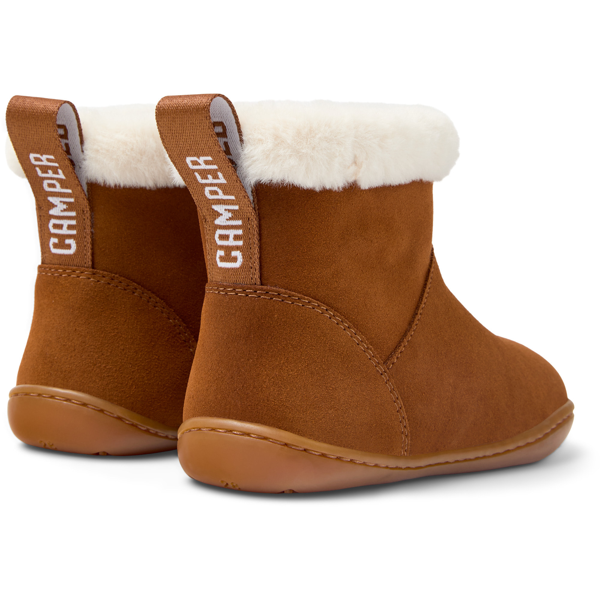 Botines - CAMPER Peu Cami - Marron - Piel de ante