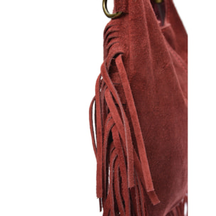 Borsa a tracolla Isabella Rhea Bordeaux