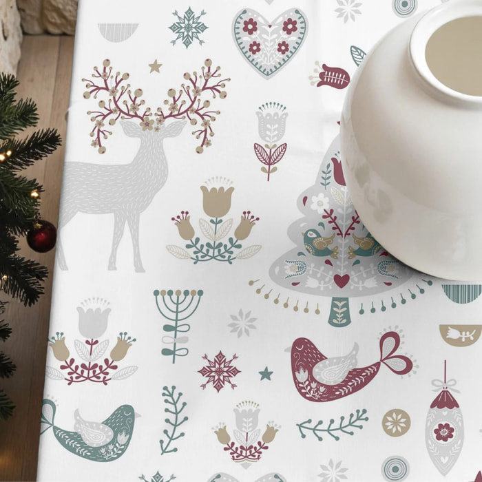 Nappe en résine Anti-tâches Merry Christmas 55
