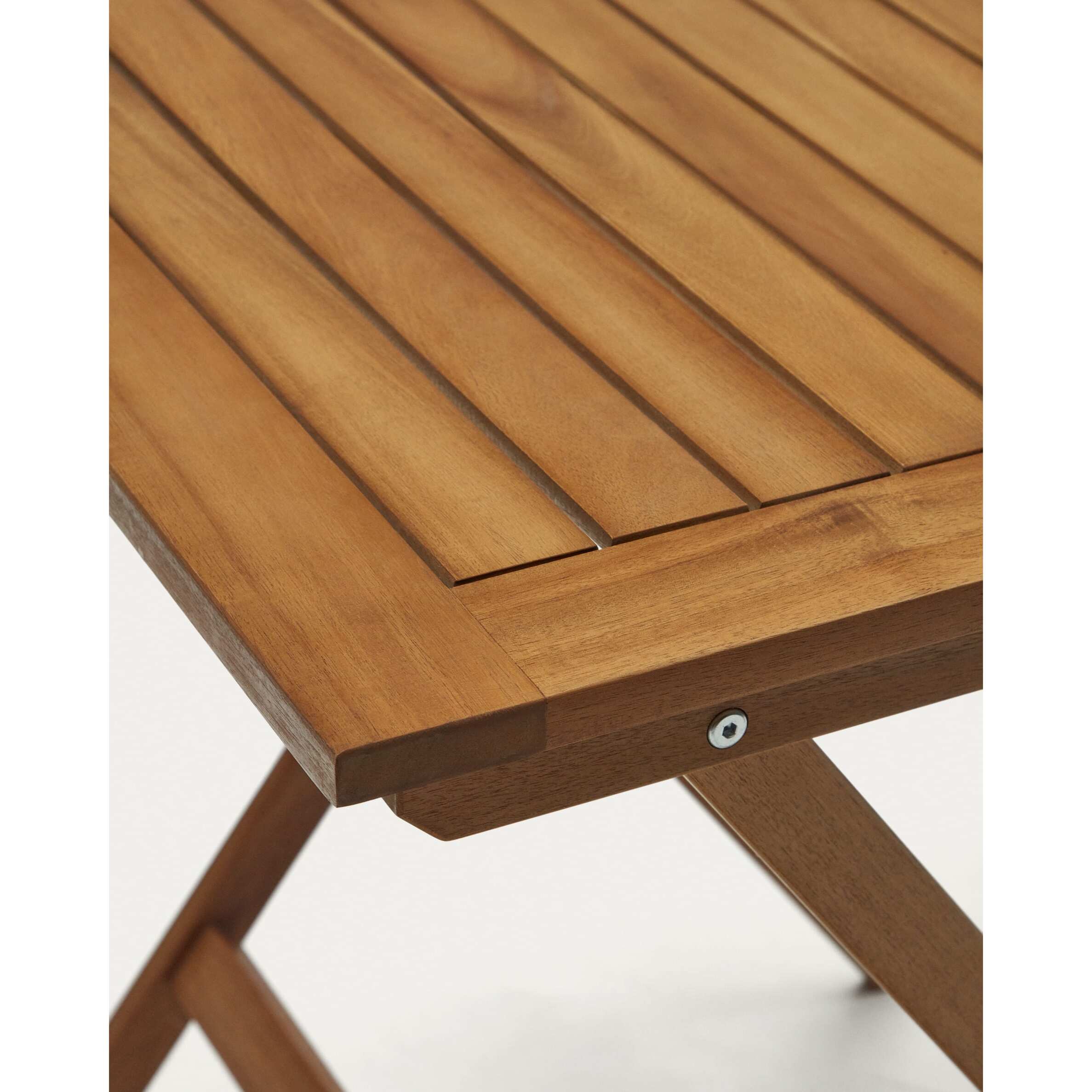 Mesa plegable de exterior Sadirar de madera maciza de acacia 70 x 70 cm FSC 100%