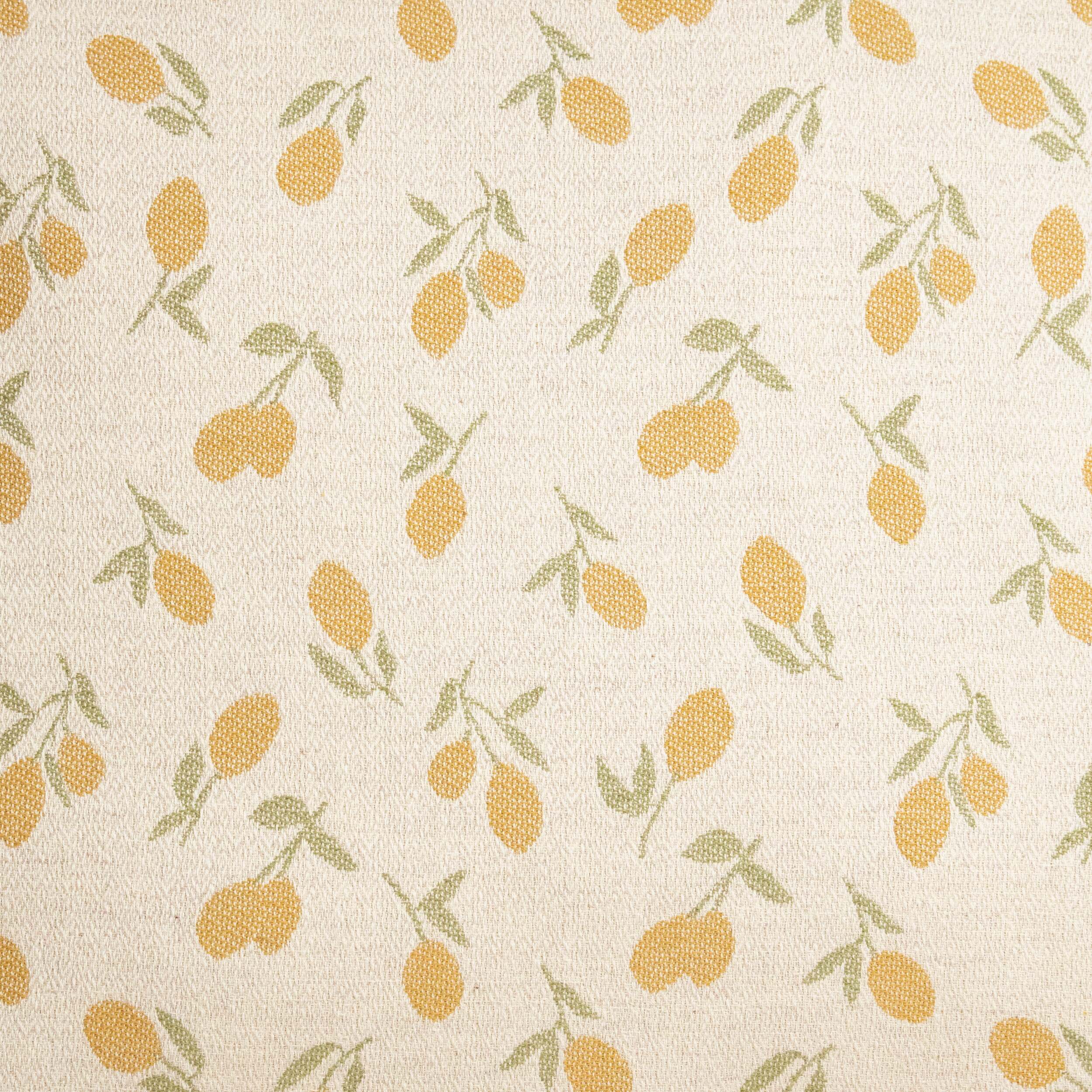 Housse de coussin jacquard 30x50 cm Citrons