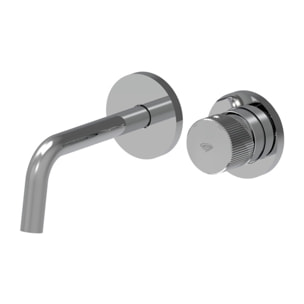 Mitigeur d'évier chromé SAT Evolution avec corps encastré  (SATBSEVO101)