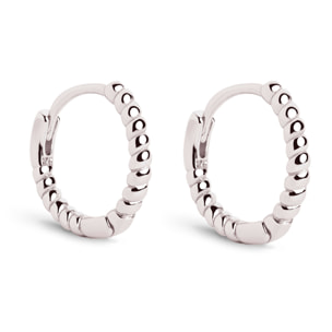 Pendientes Aro Twist Plata