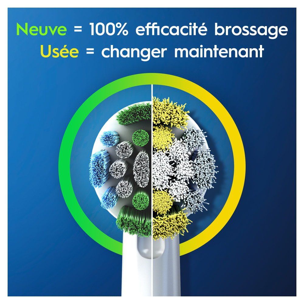 Oral-B Precision Clean Avec CleanMaximiser, 2 Brossettes