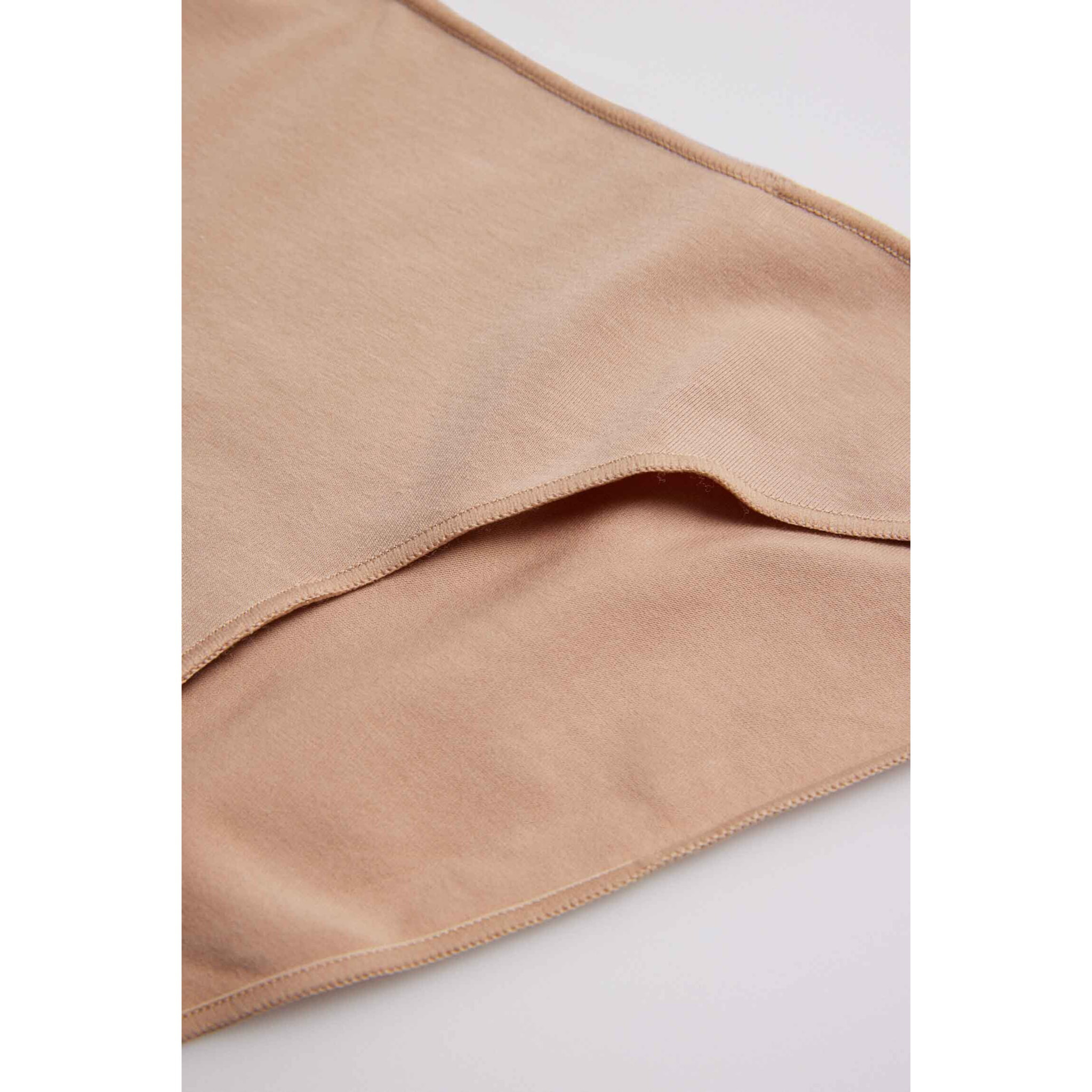 Mini slip in cotone beige